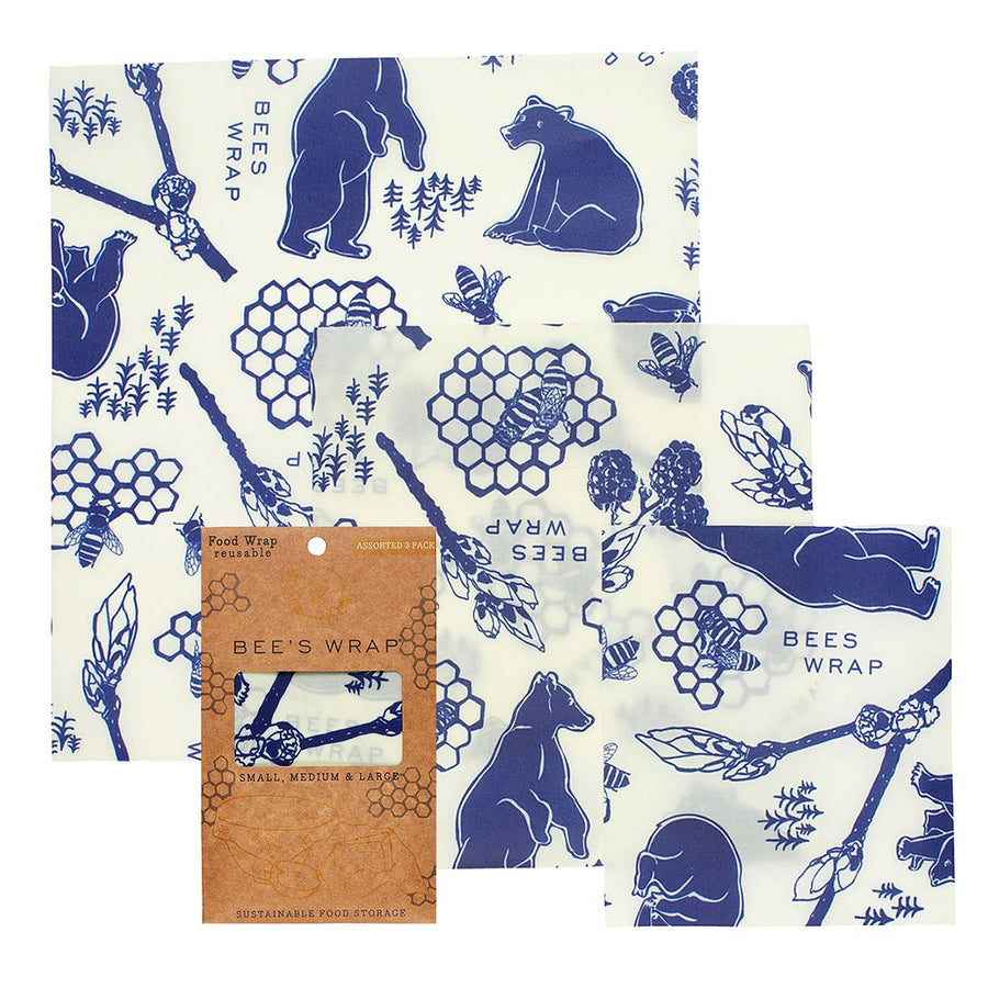 BEESWAX WRAP - ASSORTED SET OF 3 SIZES (S, M, L)