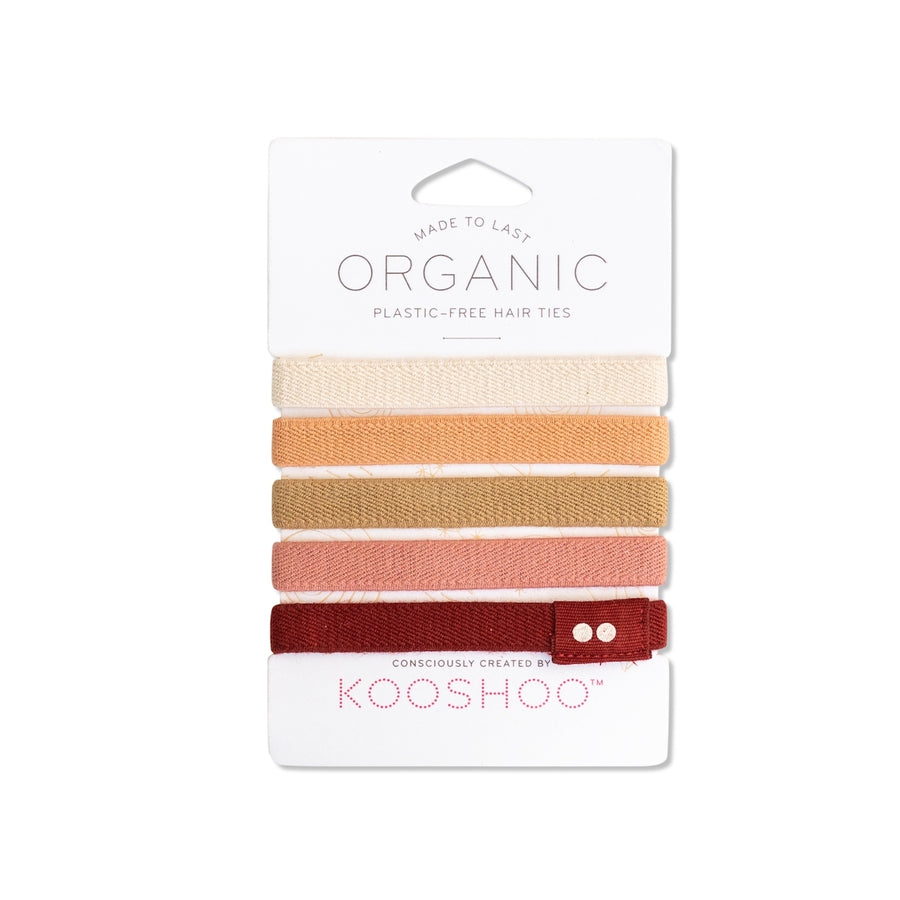 ORGANIC HAIR TIES - Ginger