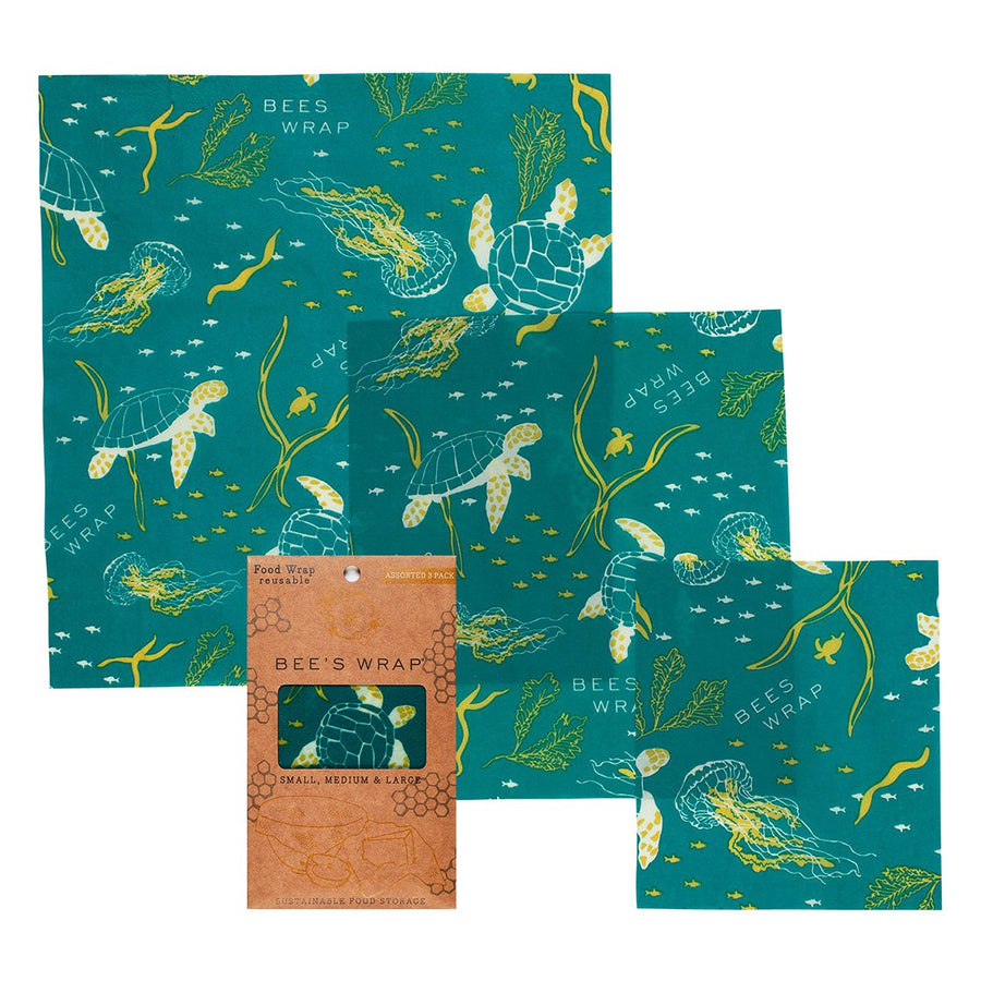 BEESWAX WRAP - ASSORTED SET OF 3 SIZES (S, M, L)